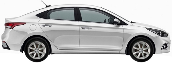 ����� �� Hyundai Solaris RC Sedan 1.4 MPI 2017-2022 �.�.