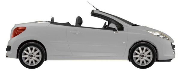   Peugeot 207 WB Cabrio 1.6 HDi FAP 2007-2012 ..
