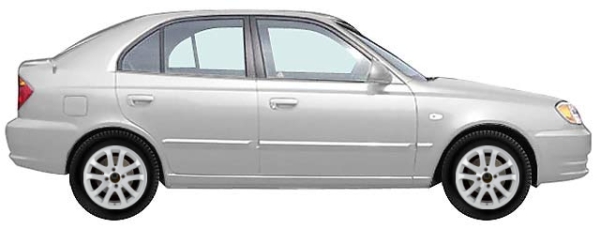  Hyundai Accent Tagaz LC Sedan 1.5 16V 2001-2012 ..