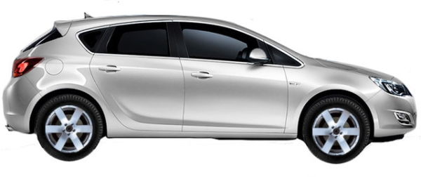   Opel Astra J P10 Hatchback 5d 1.6 Turbo Ecotec 2009-2016 ..