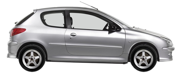  Peugeot 206 2C, 2H Hatchback 3d 1.4 16V 1998-2009 ..