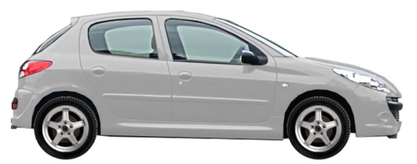   Peugeot 206plus 2A, 2J Hatchback 5d 1.4 2009-2012 ..
