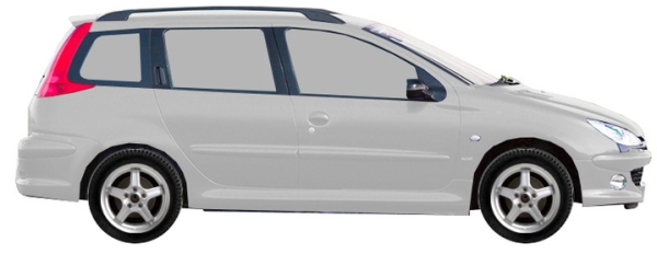   Peugeot 206 2E, 2K Wagon 1.4 16V 2002-2007 ..