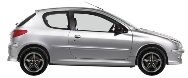   Peugeot 206 2C, 2H Hatchback 3d 1.4 16V 1998-2009 ..