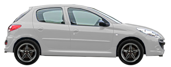   Peugeot 206plus 2A, 2J Hatchback 5d 1.4 2009-2012 ..