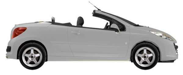   Peugeot 207 WB Cabrio 1.6 HDi FAP 2007-2012 ..