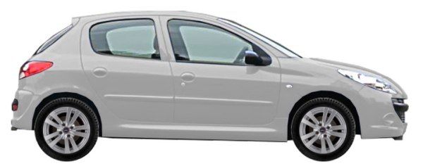   Peugeot 206plus 2A, 2J Hatchback 5d 1.4 2009-2012 ..