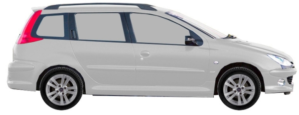   Peugeot 206 2E, 2K Wagon 1.4 16V 2002-2007 ..