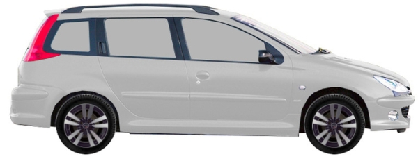   Peugeot 206 2E, 2K Wagon 1.4 16V 2002-2007 ..