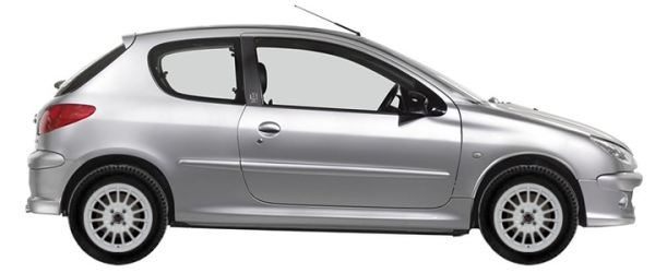   Peugeot 206 2C, 2H Hatchback 3d 1.1 1998-2009 ..