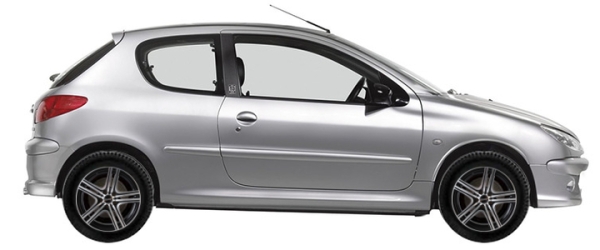   Peugeot 206 2C, 2H Hatchback 3d 1.6 16V 1998-2009 ..