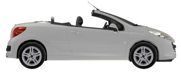   Peugeot 207 WB Cabrio 1.6 HDi FAP 2007-2012 ..