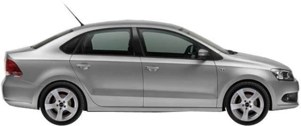   Volkswagen Polo 6R1 Sedan 1.6 (110hp) 2009-2015 ..