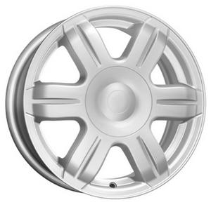 KiK KS-670 Silver 6x15 4x100 ET50 60.1